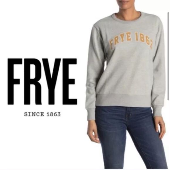 Frye Sweaters - Frye Gray New Soft Crewneck Sweater Size XS
